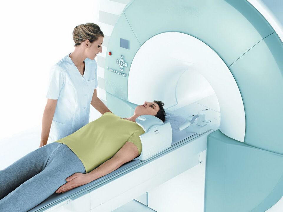 MRI pikeun diagnosis osteochondrosis